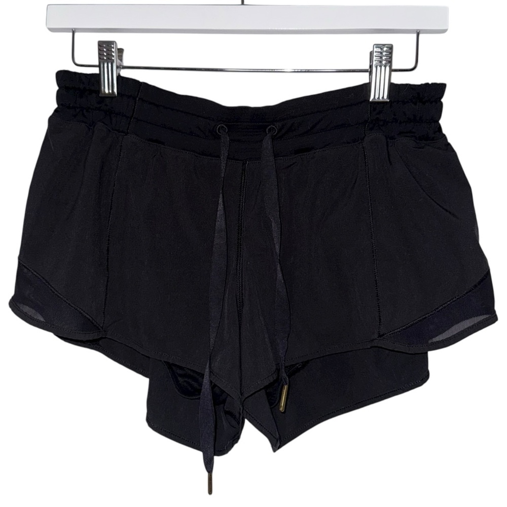 Lululemon Lined Running Shorts‎ Black